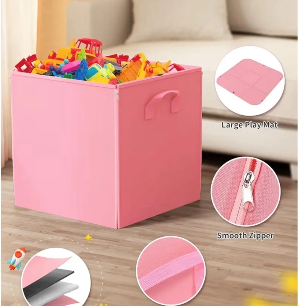 🎄🎅🎄❄️❄️🎅Pink Toy Storage Mat for Kids🎄🎅🎄❄️❄️🎅